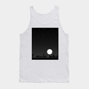 DOGS AND MOON Tank Top